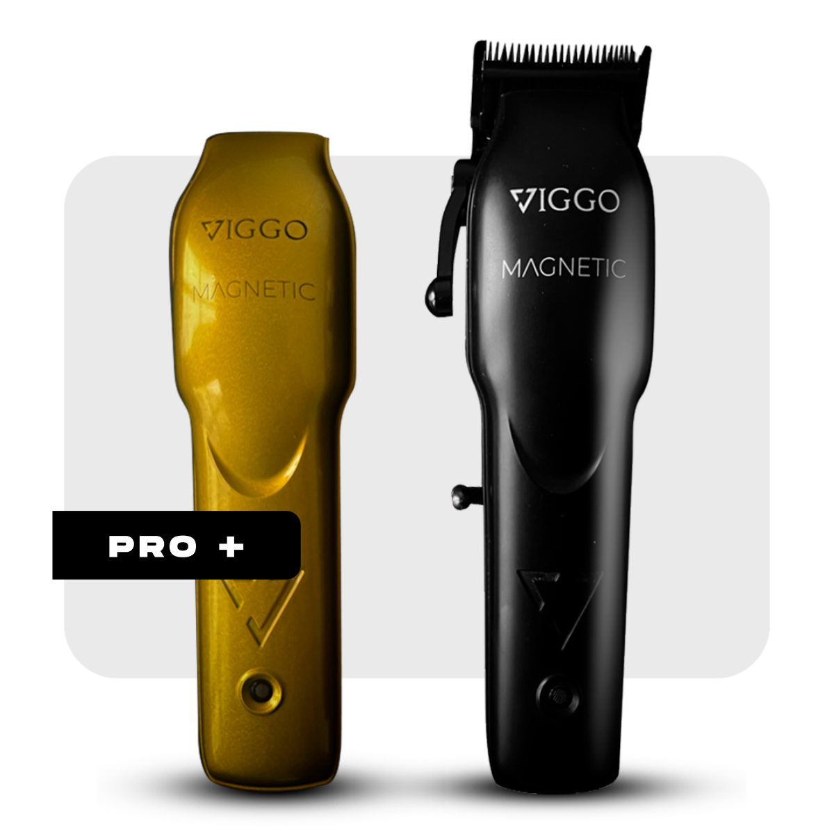 clipper magnetic MAGNETIC BLACK-GOLD CLIPPER VIGGO - Imagen 1
