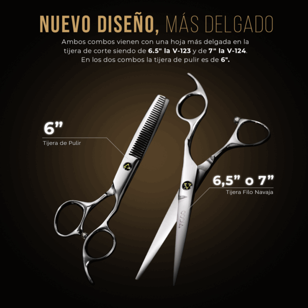 TIJERAS COMBO CLASSIC N°2 - 6,5" PULGADAS - Imagen 2