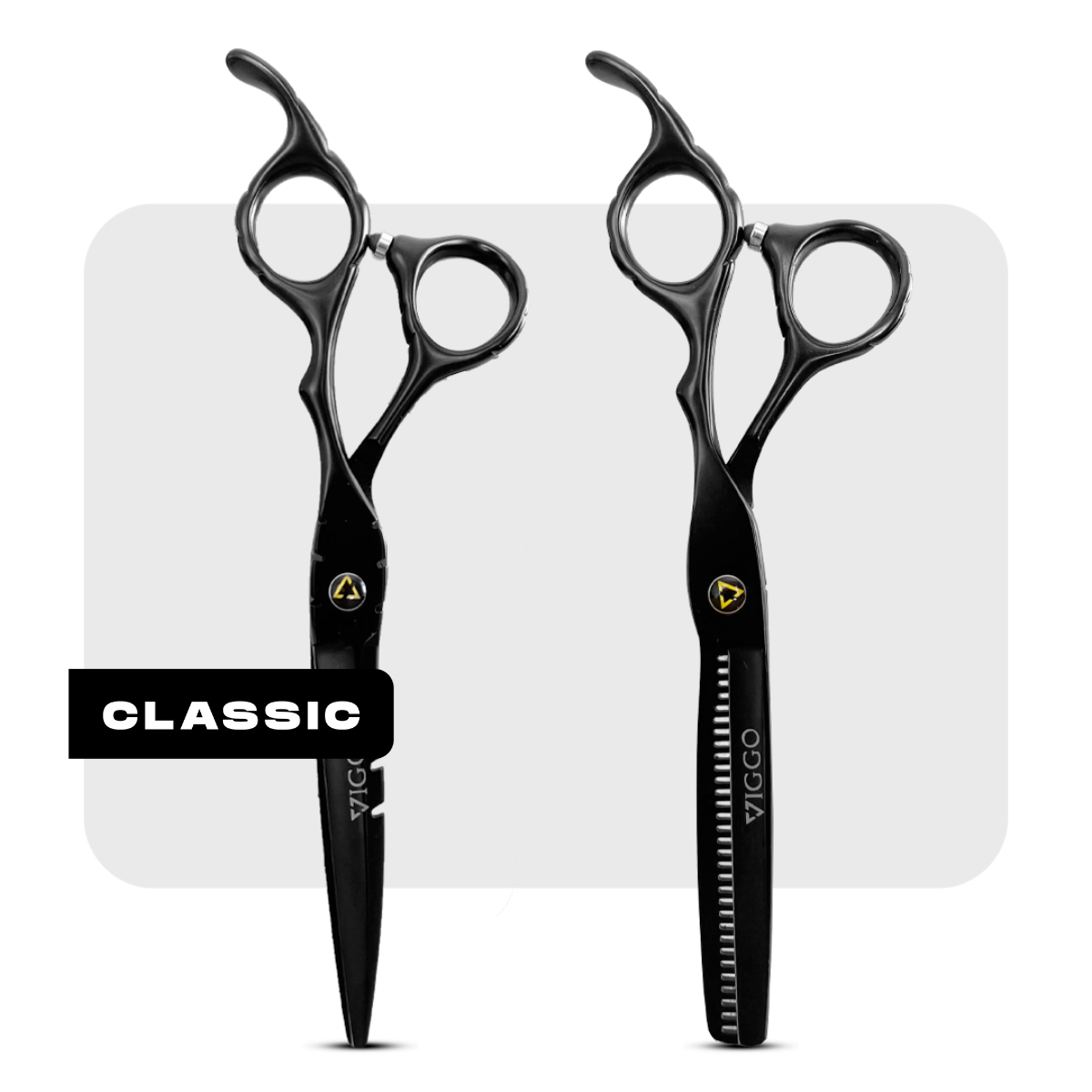 combo tijera classic black edition TIJERAS COMBO CLASSIC 5.5" BLACK EDITION -V-102BK - Imagen 1